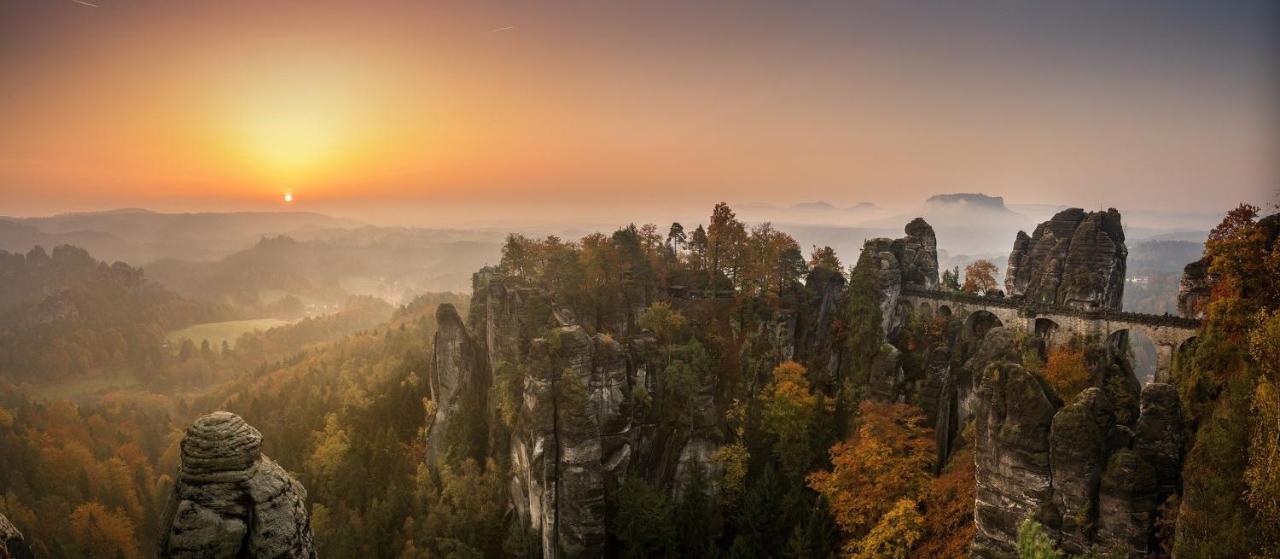 Вилла Haus Am Wald Бад-Шандау Экстерьер фото